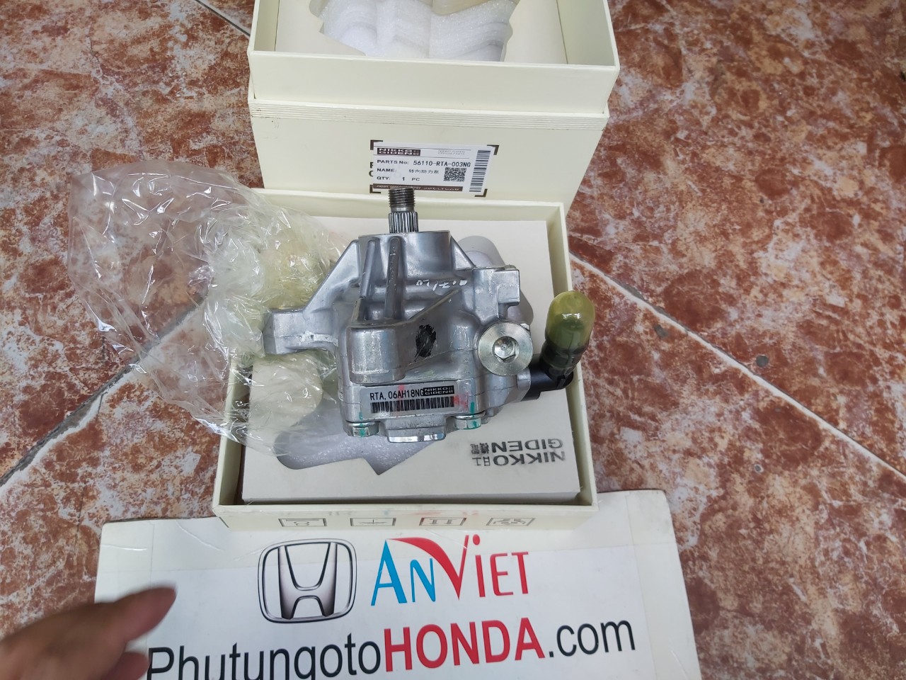 Bơm trợ lực lái xe honda CRV 2009-2011
